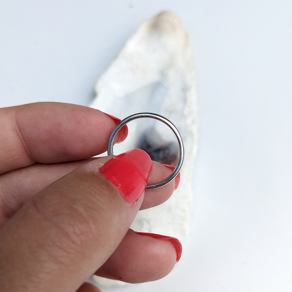 Vintage Platinum Wedding Band