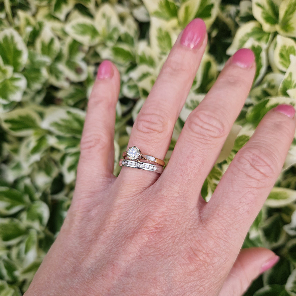 Vintage Diamond Solitaire Engagement Ring