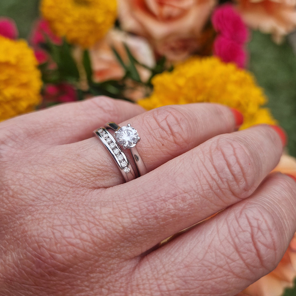 Certified Vintage Platinum Diamond Solitaire Engagement Ring