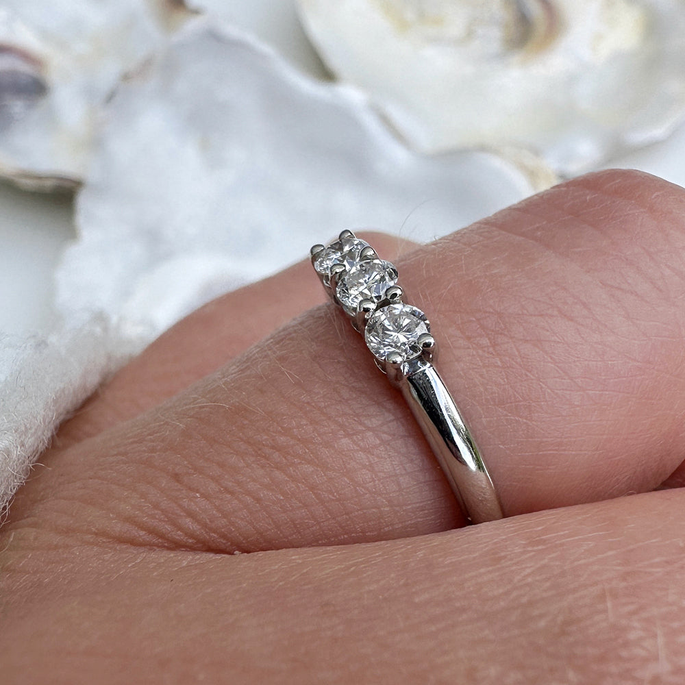 c1990’s Vintage Diamond Trilogy Ring