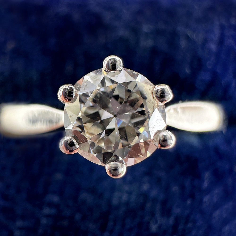 c1990's Diamond Solitaire Engagement Ring