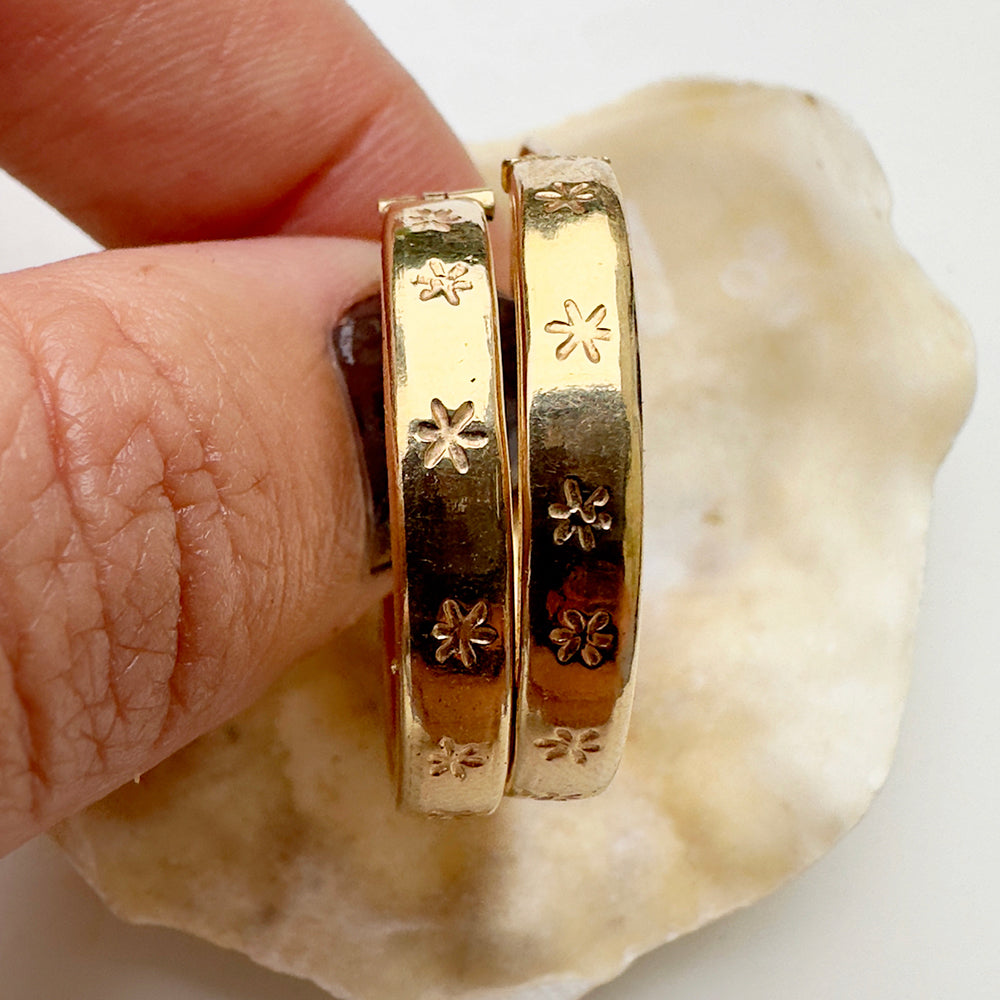18ct Solid Gold Hoop Earrings