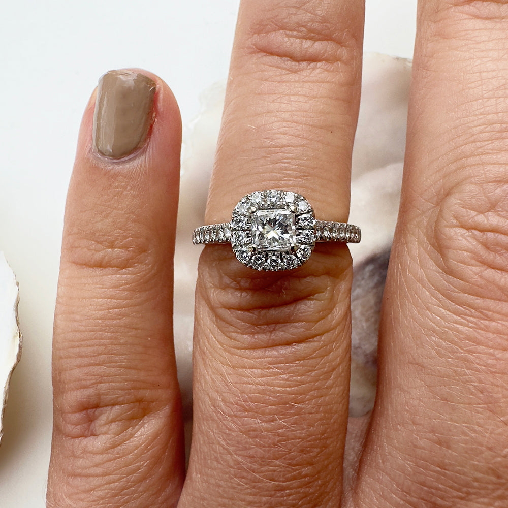 Princess Cut Diamond Engagement Ring
