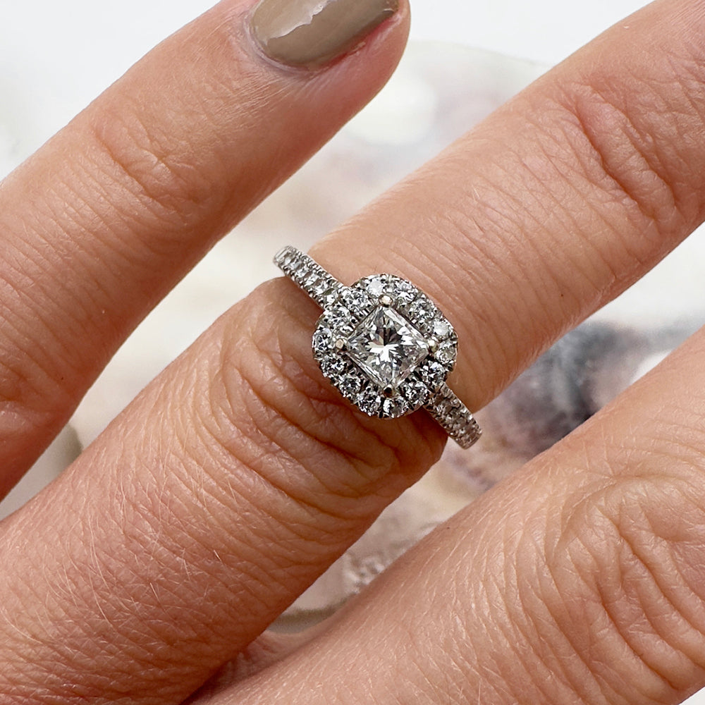 Princess Cut Diamond Engagement Ring