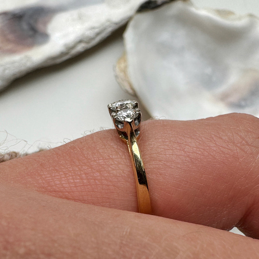 1998 Vintage Diamond Trilogy Ring