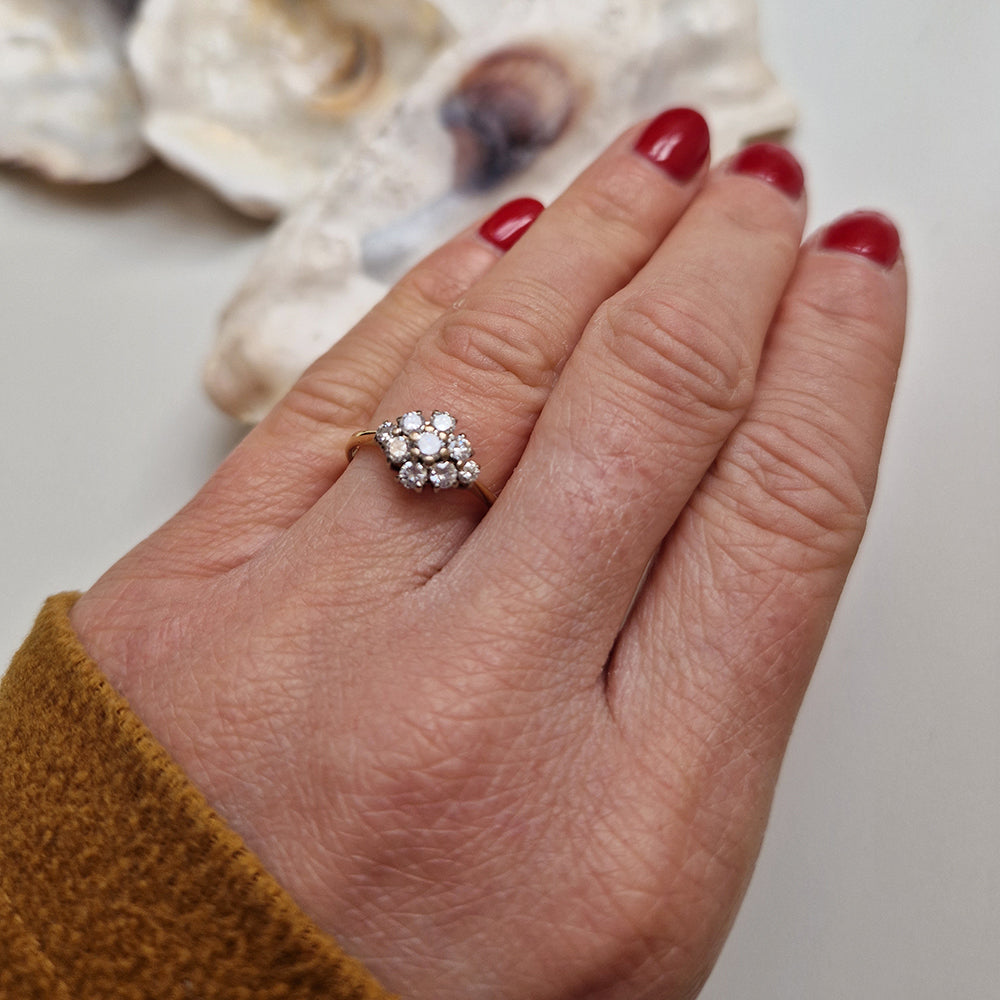 1999 Vintage Diamond Cluster Ring