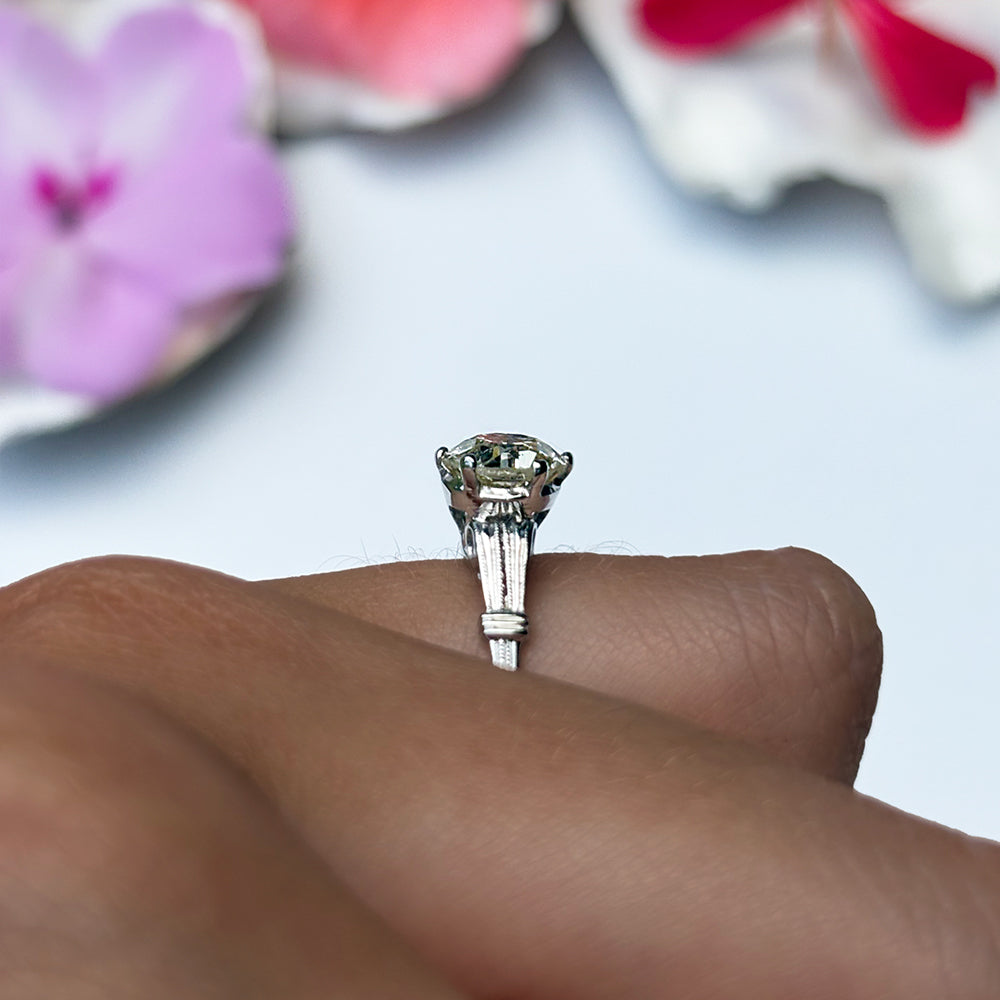 Vintage 1.52ct Diamond Solitaire Engagement Ring