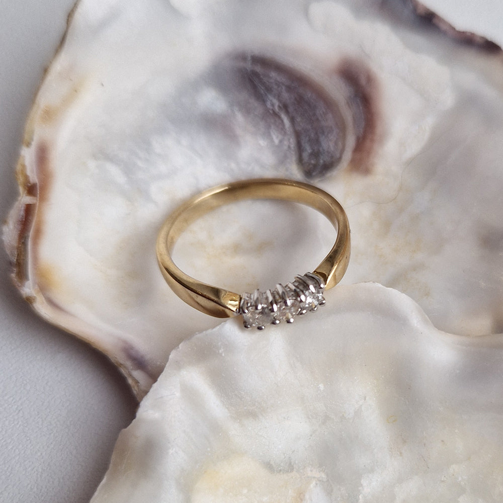 Vintage Diamond Trilogy Ring