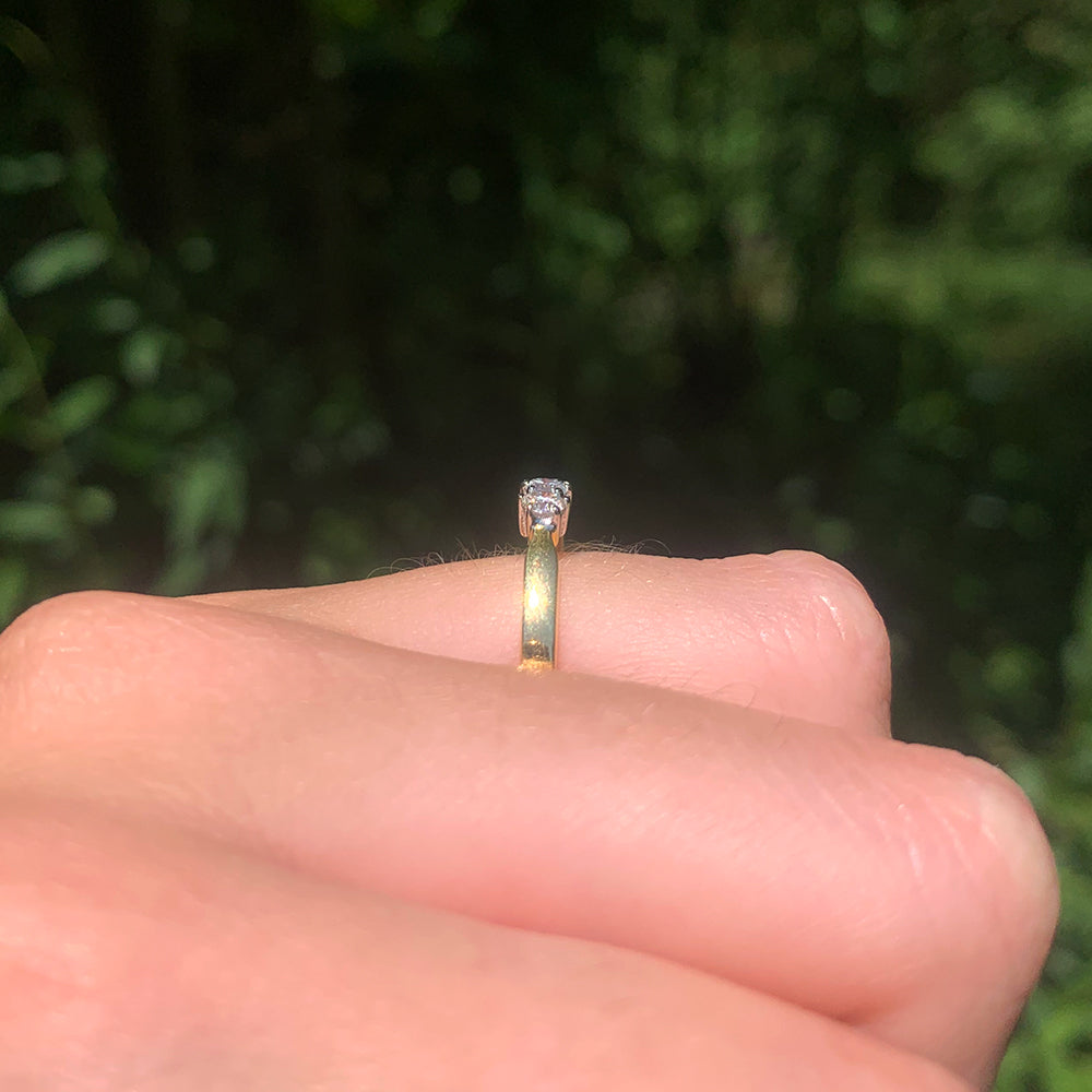 Vintage Diamond Trilogy Ring