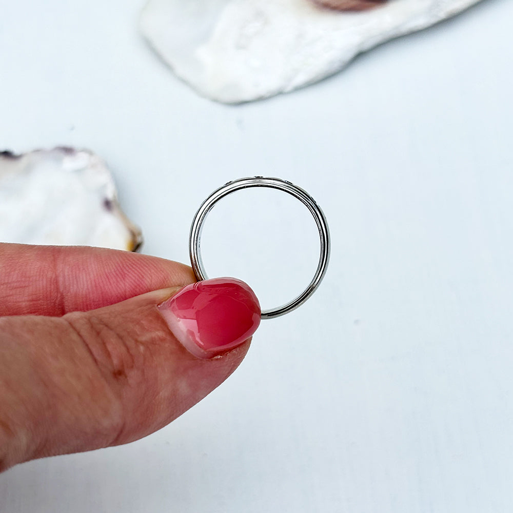 Vintage Five Stone Diamond Band Ring