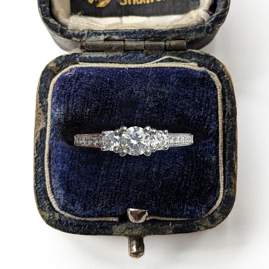 1999 Vintage Diamond Trilogy Ring