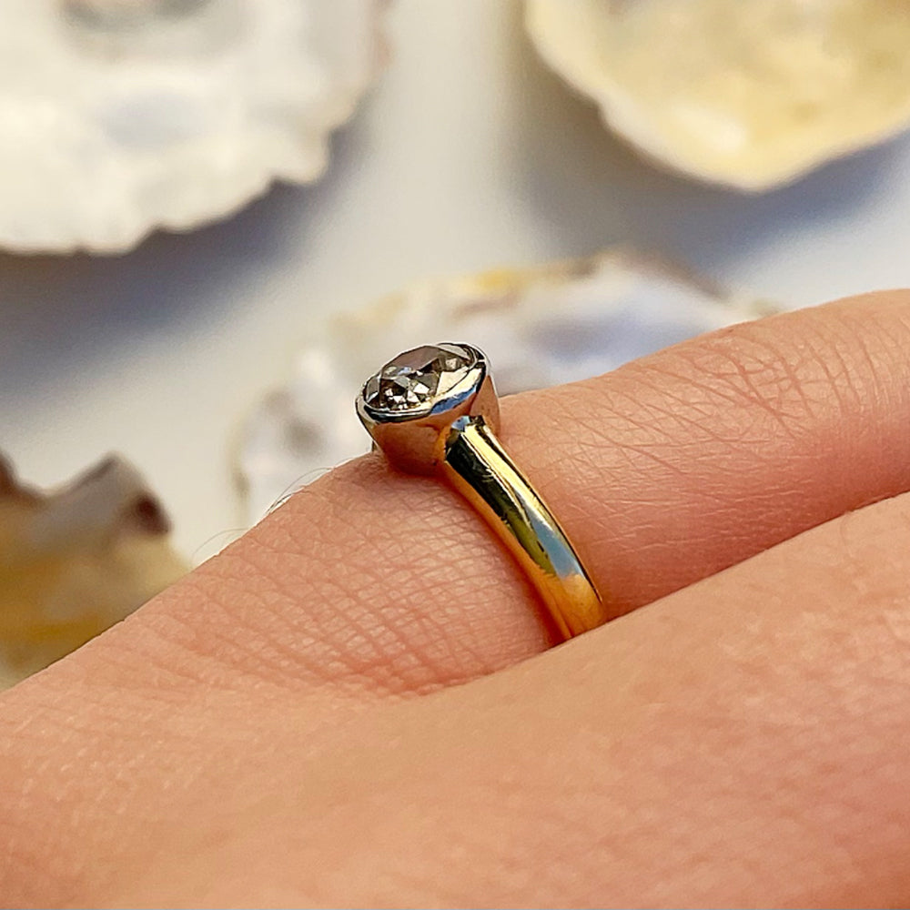 Antique Old Cut Diamond Solitaire Ring