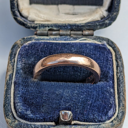 1929 Vintage Old Gold Wedding Band