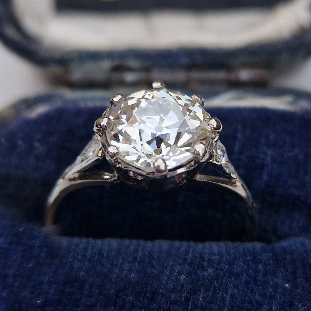 Vintage 1.76ct Diamond Solitaire Ring