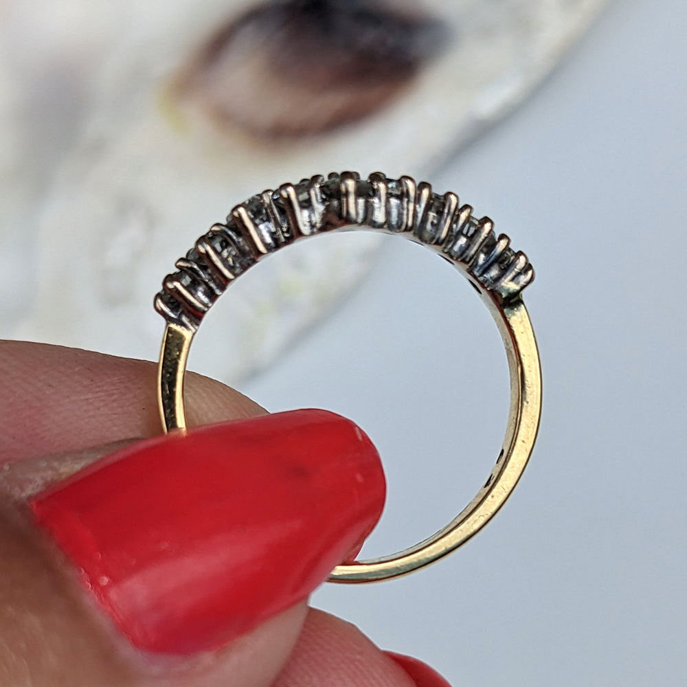 1978 Vintage Diamond Wishbone Ring