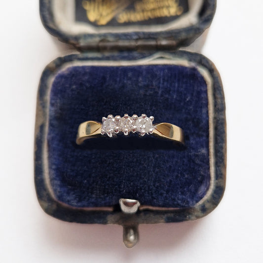 Vintage Diamond Trilogy Ring