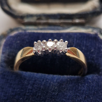 Vintage Diamond Trilogy Ring