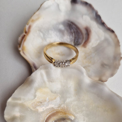 Vintage Diamond Trilogy Ring