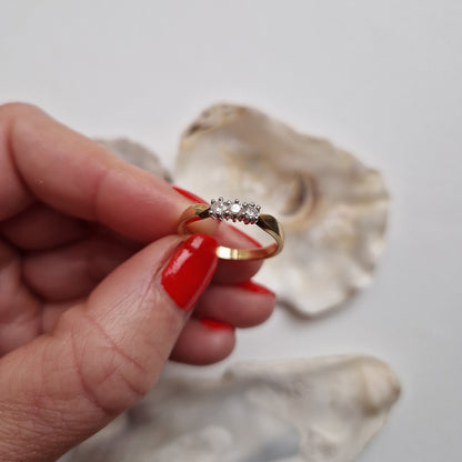 Vintage Diamond Trilogy Ring
