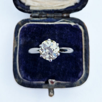 Vintage 1.03ct Diamond Solitaire Engagement Ring