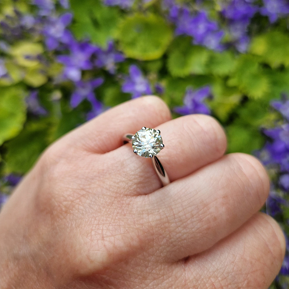 Vintage 1.03ct Diamond Solitaire Engagement Ring