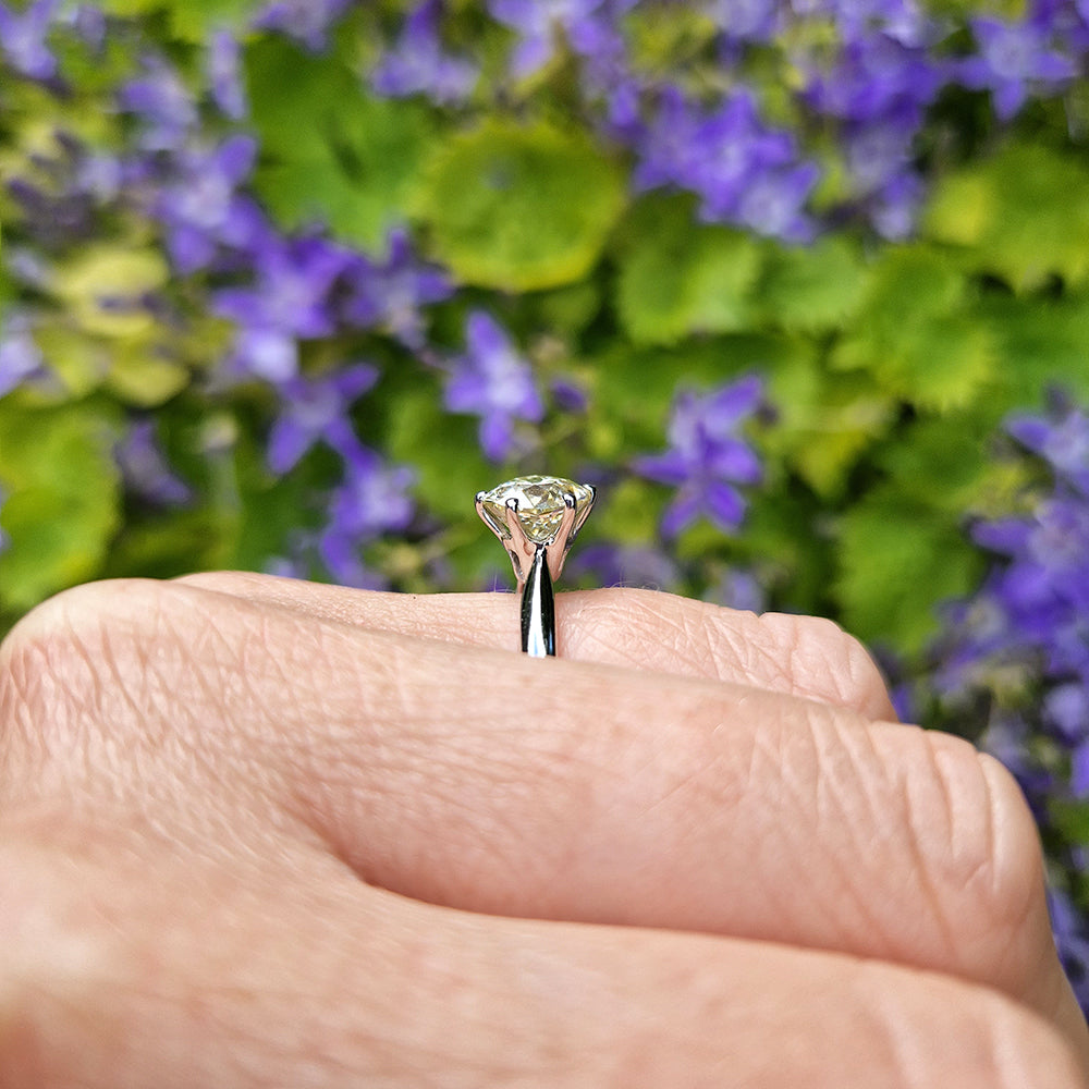 Vintage 1.03ct Diamond Solitaire Engagement Ring