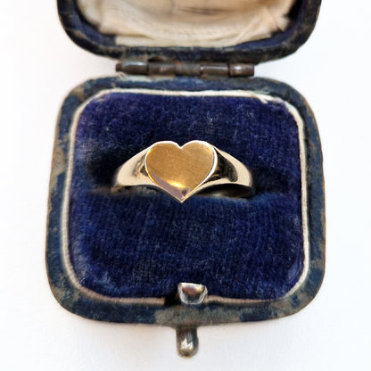 Vintage Gold Heart Ring