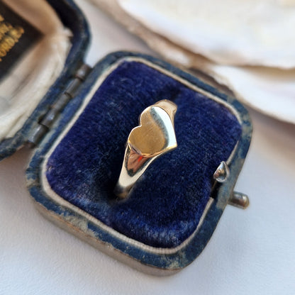 Vintage Gold Heart Ring