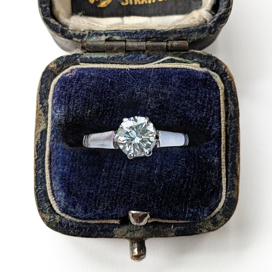 Vintage 0.60ct Diamond Solitaire Engagement Ring