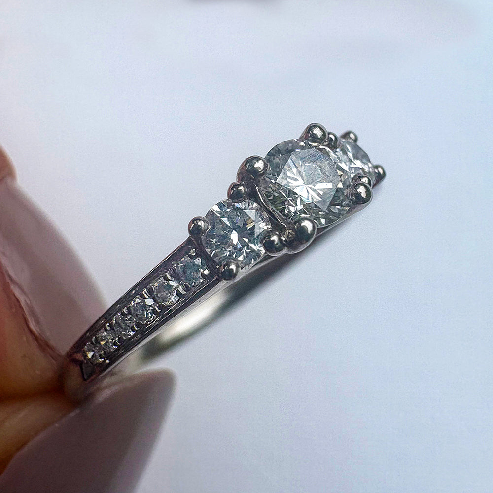 1999 Vintage Diamond Trilogy Ring