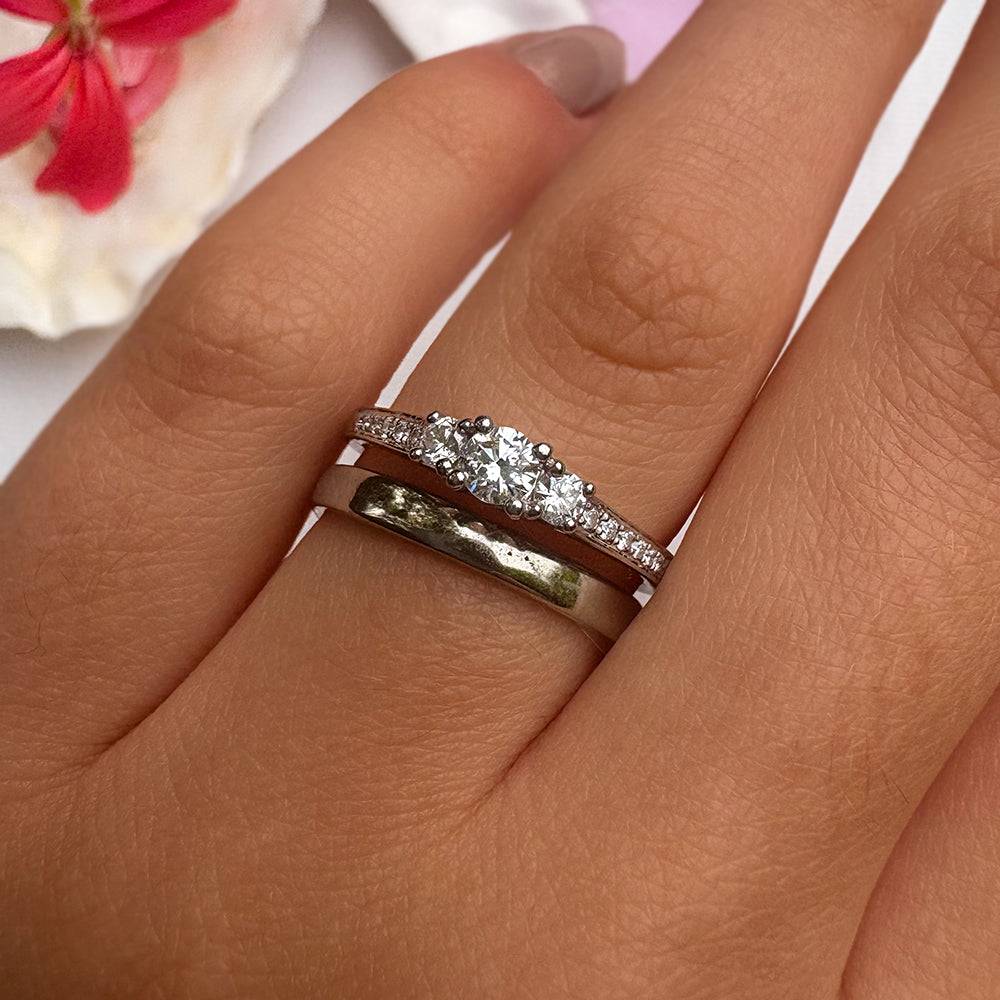 1999 Vintage Diamond Trilogy Ring