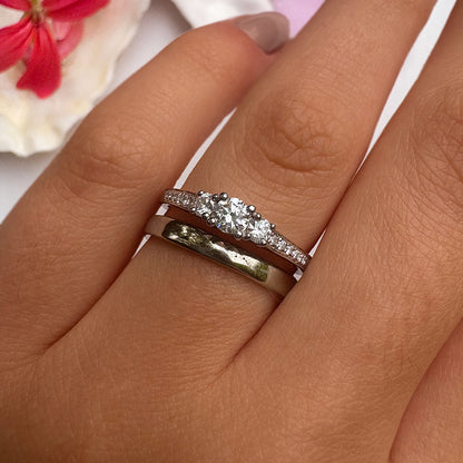 1999 Vintage Diamond Trilogy Ring