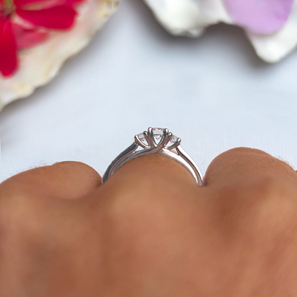 1999 Vintage Diamond Trilogy Ring