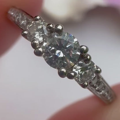 1999 Vintage Diamond Trilogy Ring