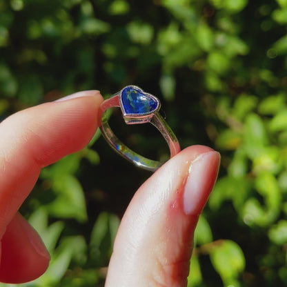 Vintage 1.91ct Sapphire Heart Ring