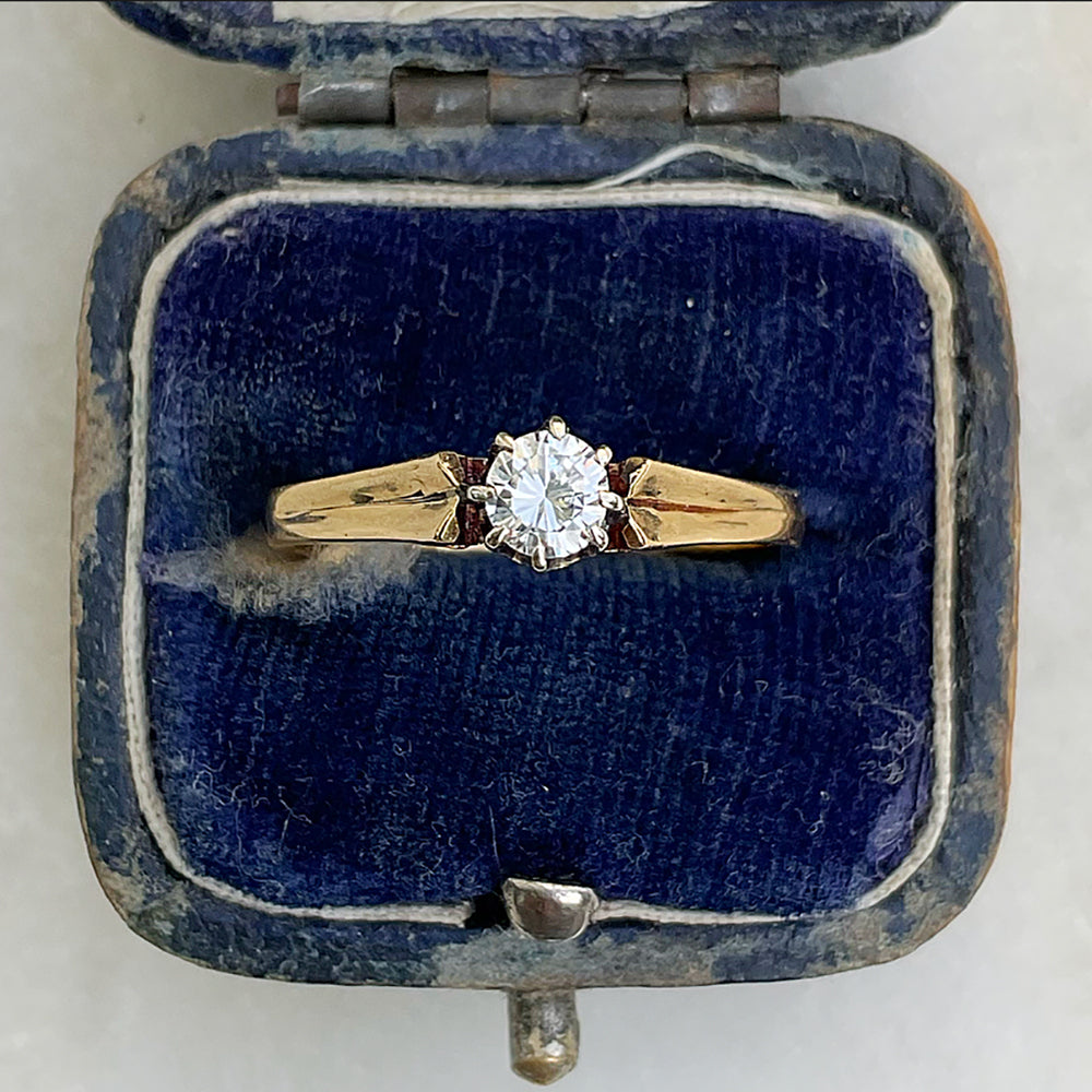 1973 Vintage Diamond Solitaire Ring