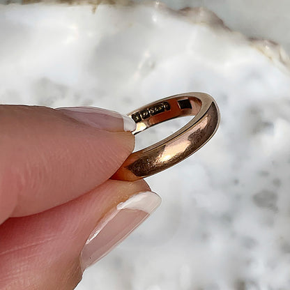 1929 Vintage Old Gold Wedding Band