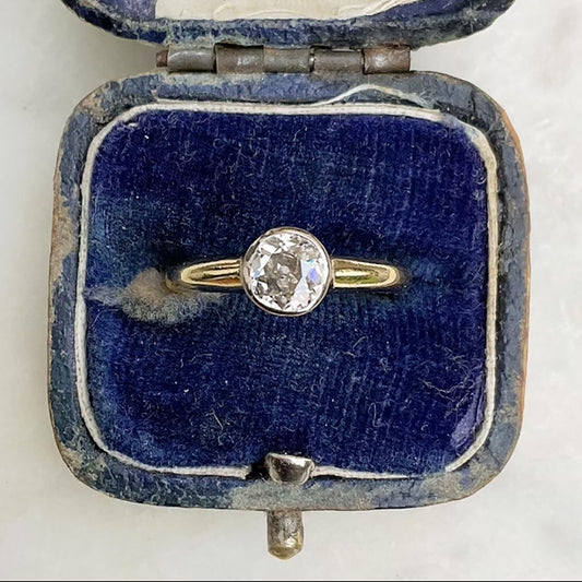Antique Old Cut Diamond Solitaire Ring